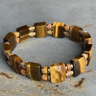 Bracelet ISPAHU en oeil de tigre-2