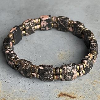 Bracelet ISPAHU en rhodonite-2