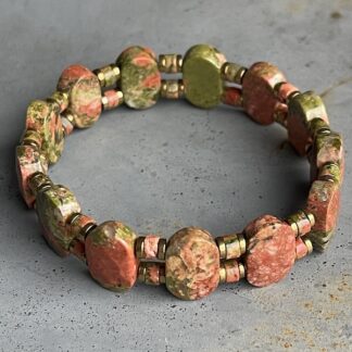 Bracelet ISPAHU en unakite-4