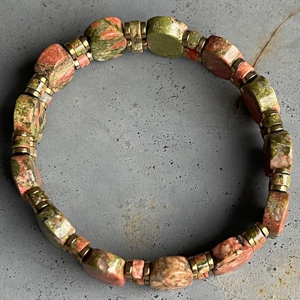 Bracelet ISPAHU en unakite-5