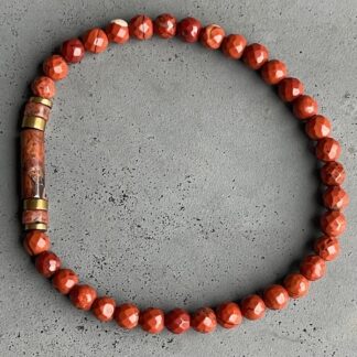 Bracelet en jaspe arc en ciel-3