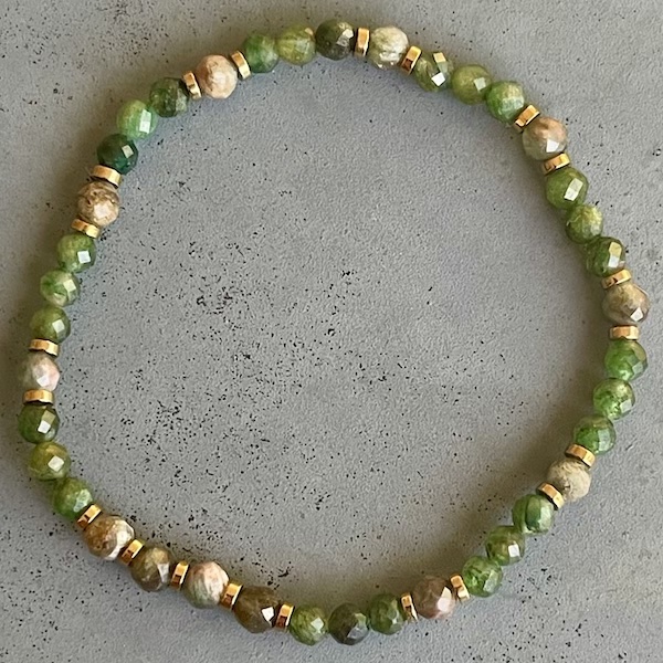 Bracelet en fuschite-11