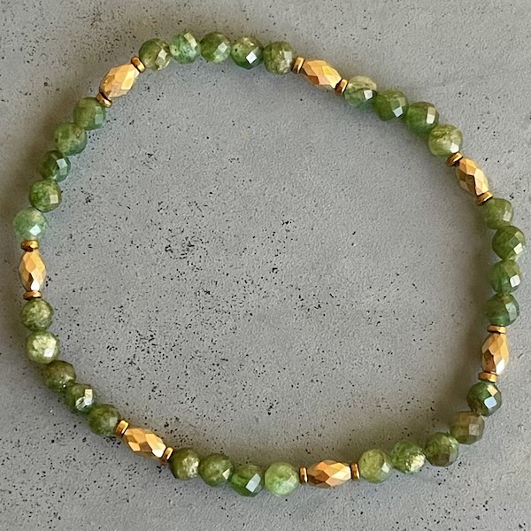 Bracelet en fuschite-4