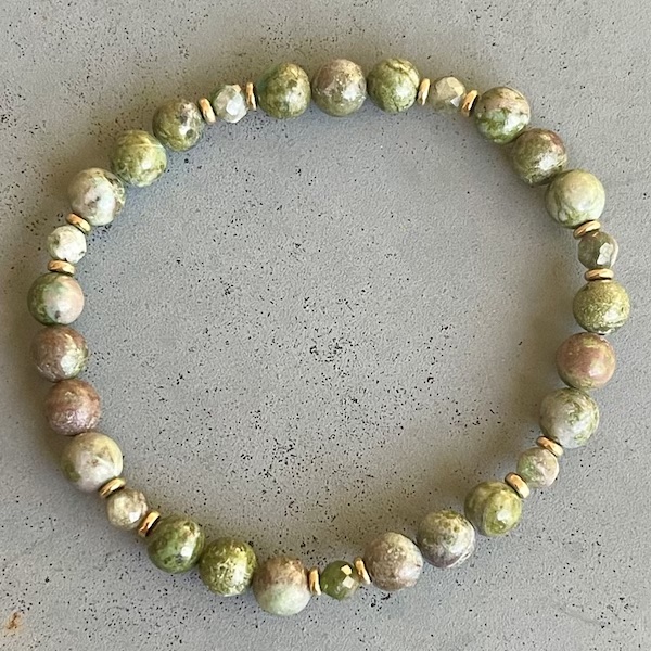 Bracelet en fuschite-7