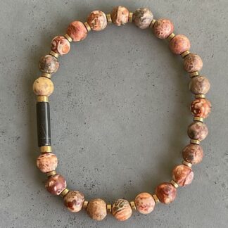 Bracelet en jaspe léopard-1