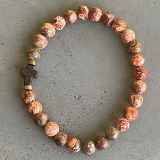 Bracelet en jaspe léopard-11