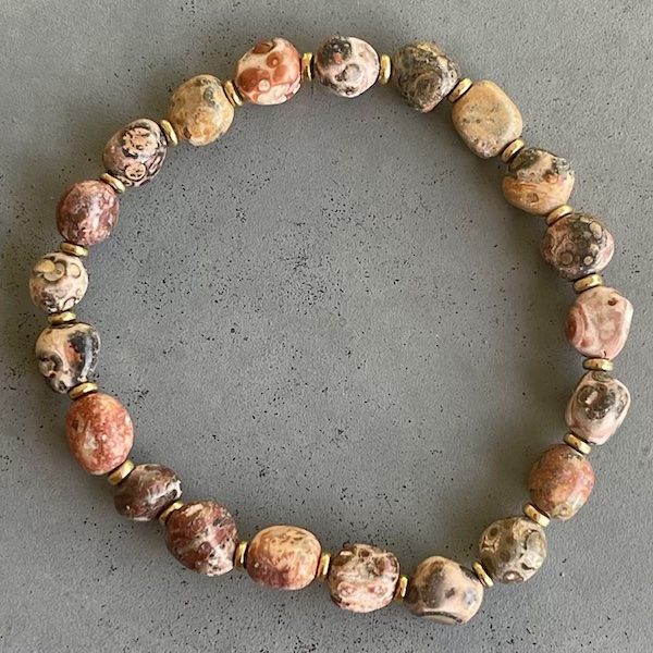 Bracelet en jaspe léopard-2