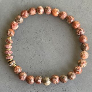 Bracelet en jaspe léopard-3