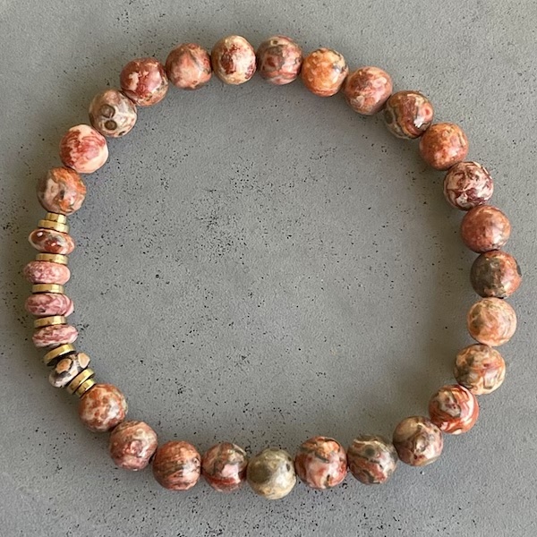 Bracelet en jaspe léopard-3