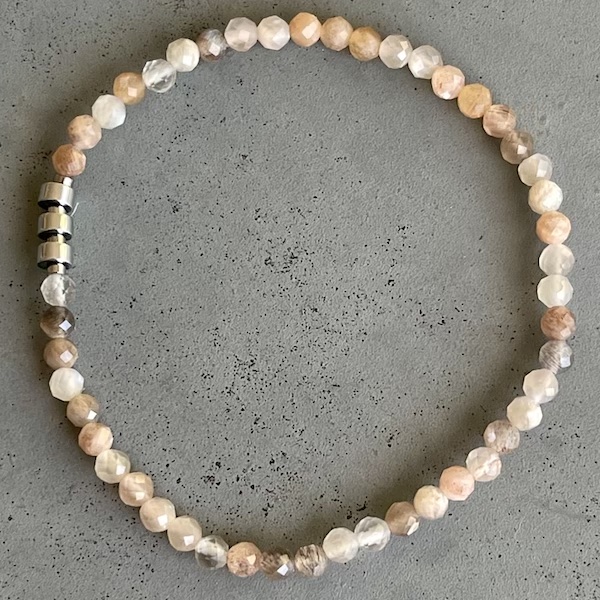 Bracelet en pierre de lune multicolore-10