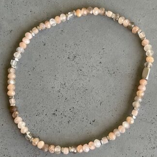 Bracelet en pierre de lune multicolore-9