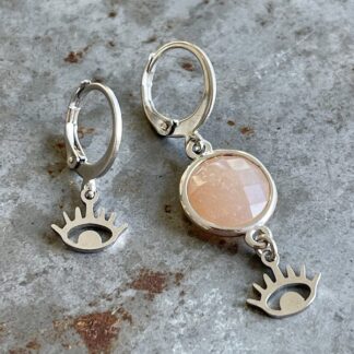 Boucles d'oreilles OWI 859 en sunstone