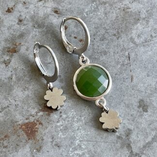 Boucles d'oreilles OWI 862 en fuschite