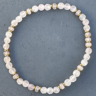 Bracelet en quartz rose-3