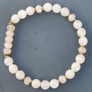Bracelet en quartz rose-7