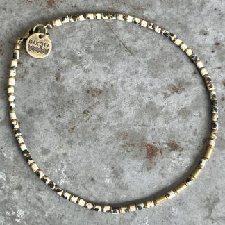 Bracelet de cheville SIHA jonc en jaspe dalmatien