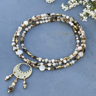 Collier COKATA 70 cm en nacre