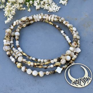 Sautoir NAPYUKA 90 cm en nacre