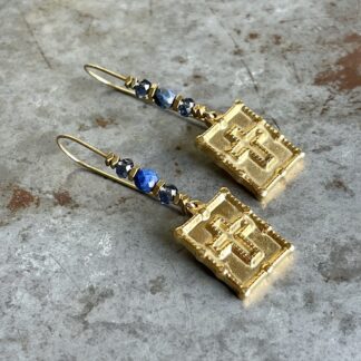 Longues attaches en acier chirurgical doré plaqué or,