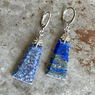 Boucles d'oreilles OWI 890 en lapis lazuli-1