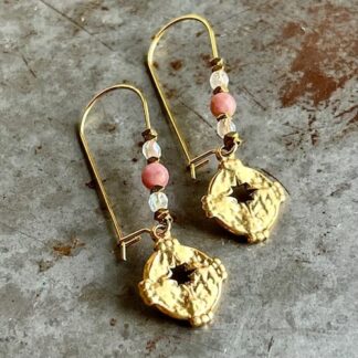 Boucles d'oreilles OWI 938 en rhodonite-1