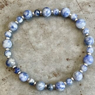 Bracelet Dakota en jaspe blue spot-10