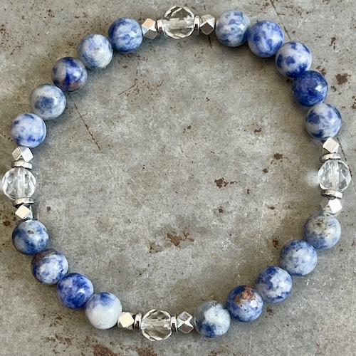 Bracelet Dakota en jaspe blue spot-8