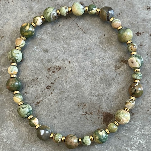 Bracelet Dakota en jaspe rhyolite -7