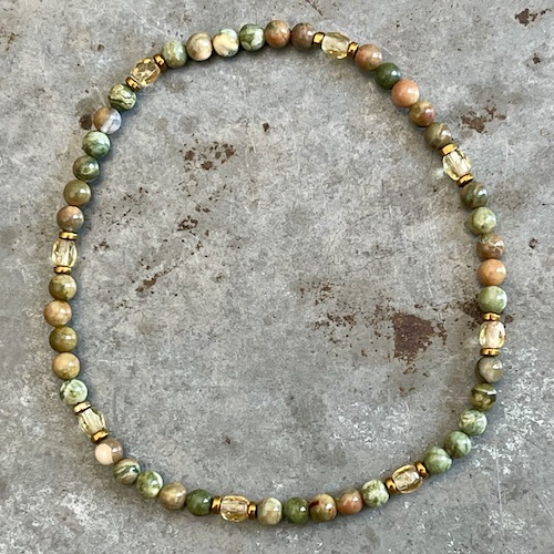 Bracelet Dakota en jaspe rhyolite -8