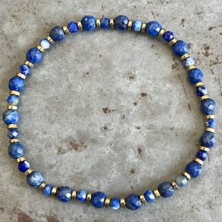 Bracelet Dakota en lapis lazuli-11