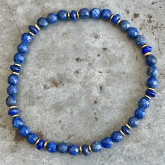 Bracelet Dakota en lapis lazuli-2
