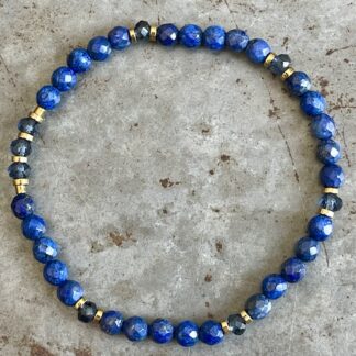 Bracelet Dakota en lapis lazuli-6