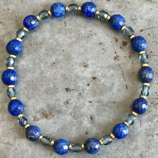 Bracelet Dakota en lapis lazuli-8