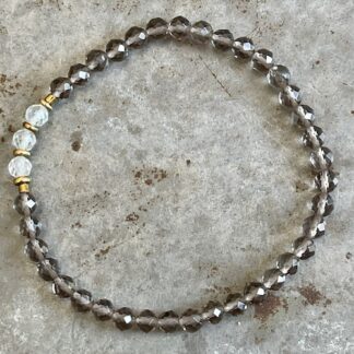 Bracelet Dakota en obsidienne glace-5
