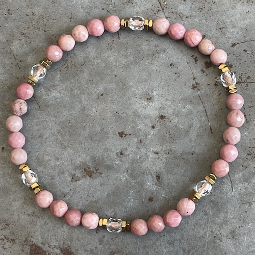 Bracelet Dakota en rhodonite-10
