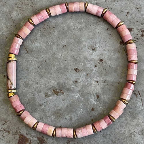 Bracelet Dakota en rhodonite-9