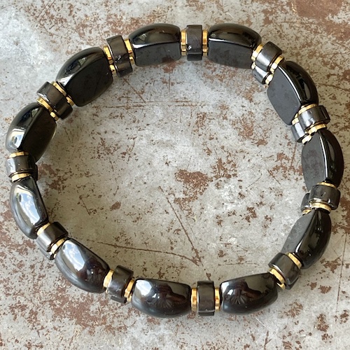 Bracelet Ispahu en agate noire-2