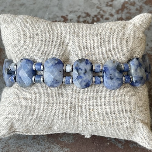 Bracelet Ispahu en jaspe blue spot-1