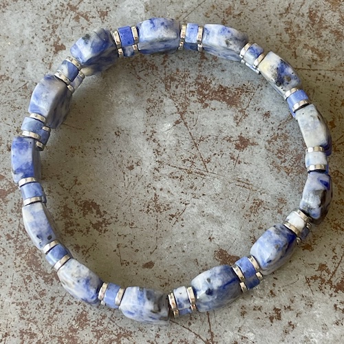 Bracelet Ispahu en jaspe blue spot-2