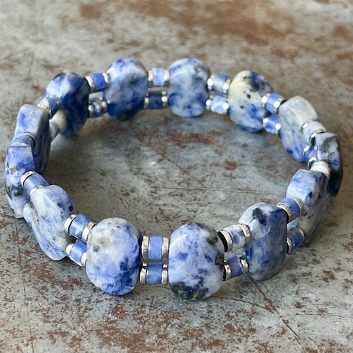 Bracelet Ispahu en jaspe blue spot-3
