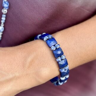 Bracelet Ispahu en lapis lazuli-12