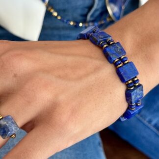 Bracelet Ispahu en lapis lazuli-13