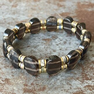 Bracelet Ispahu en quartz fumé