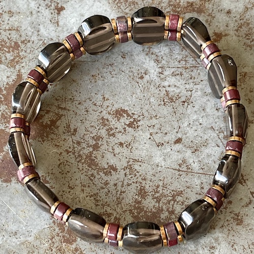 Bracelet Ispahu en quartz fumé-4