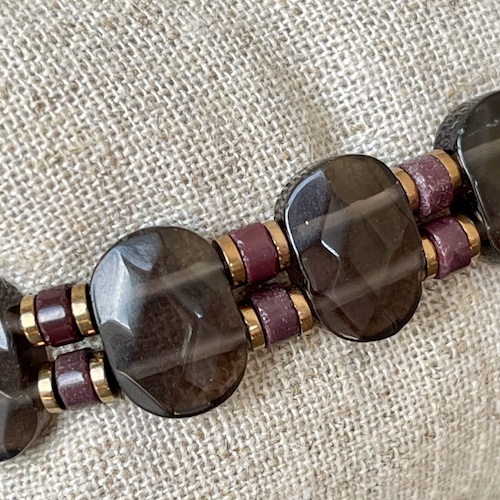 Bracelet Ispahu en quartz fumé-6