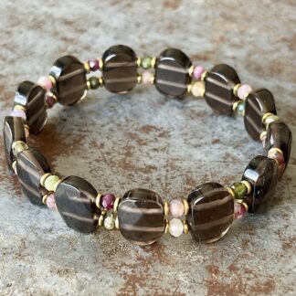 Bracelet Ispahu en quartz fumé-8