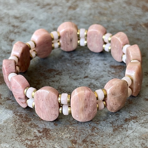 Bracelet Ispahu en rhodonite-2