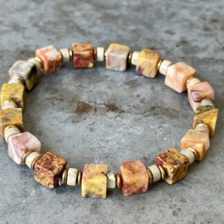 Bracelet OBLETU en agate crazy lace-2