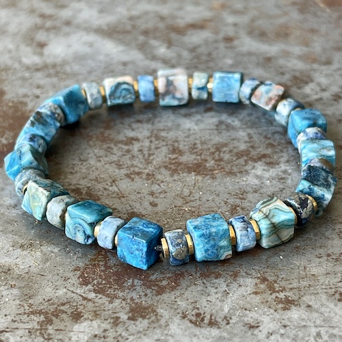Bracelet OBLETU en apatite-1