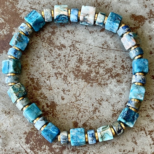 Bracelet OBLETU en apatite